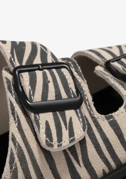 D.Franklin Nordic Sandal Buckle Zebra|Damen Sandalen