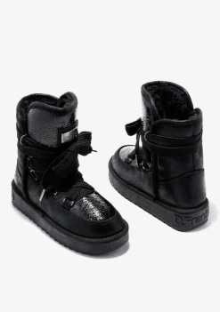 D.Franklin Nordic Shiny Black|Damen Stiefel