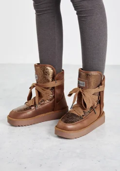 D.Franklin Nordic Shiny Nut|Damen Stiefel
