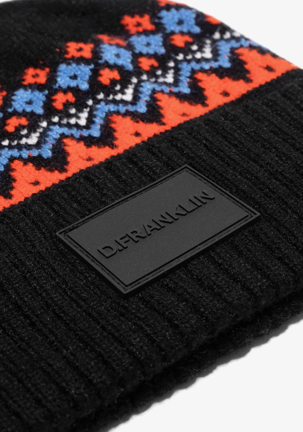 D.Franklin Nordic TRK Fair Isle Beanie Navy|Damen Mützen, Schals Und Handschuhe