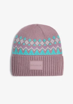 D.Franklin Nordic TRK Fair Isle Beanie Pink|Damen Mützen, Schals Und Handschuhe