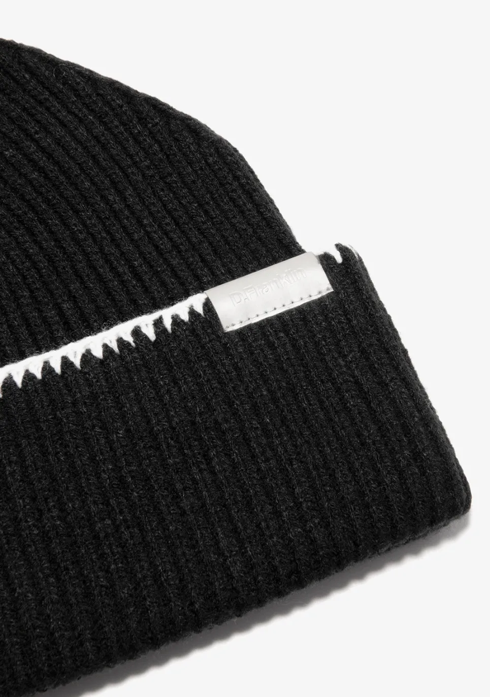 D.Franklin Nordic TRK Fisherman Beanie Black|Damen Mützen, Schals Und Handschuhe|Mützen, Schals Und Handschuhe