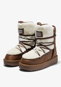 D.Franklin Nordic Trk Fur Camel|Damen Stiefel