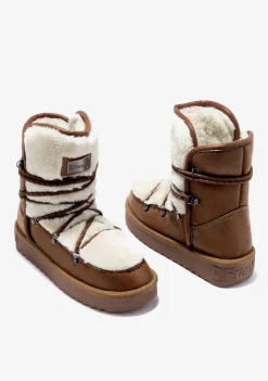 D.Franklin Nordic Trk Fur Camel|Damen Stiefel