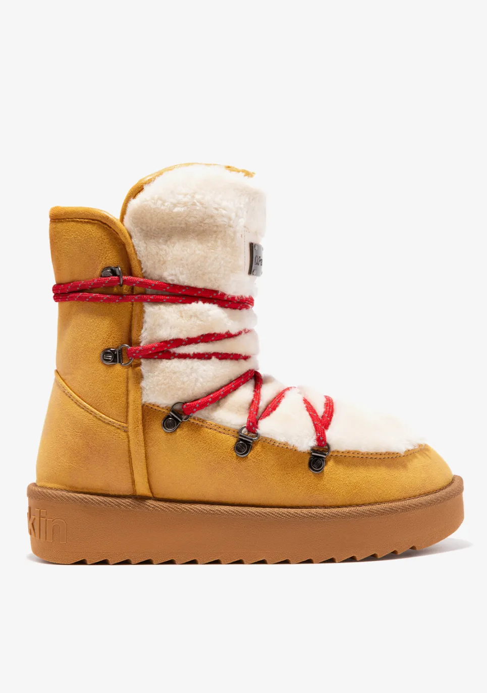 D.Franklin Nordic Trk Fur Mustard|Damen Stiefel