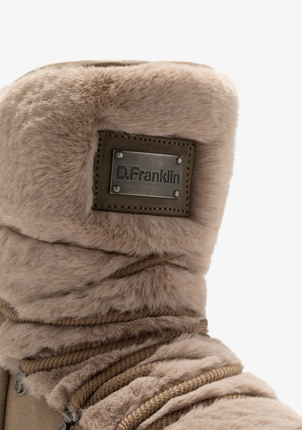 D.Franklin Nordic Trk Fur Taupe|Damen Australische Stiefel|Stiefel