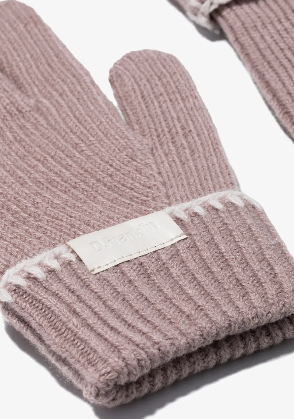 D.Franklin Nordic TRK Knitted Gloves Khaki|Damen Mützen, Schals Und Handschuhe