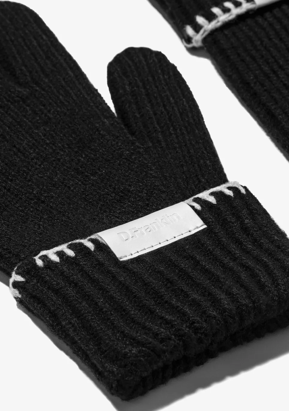 D.Franklin Nordic TRK Knitted Gloves Black|Damen Mützen, Schals Und Handschuhe