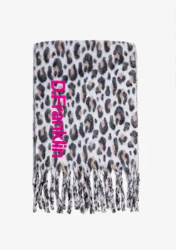 D.Franklin Nordic TRK Leopard Scarf Grey|Damen Mützen, Schals Und Handschuhe