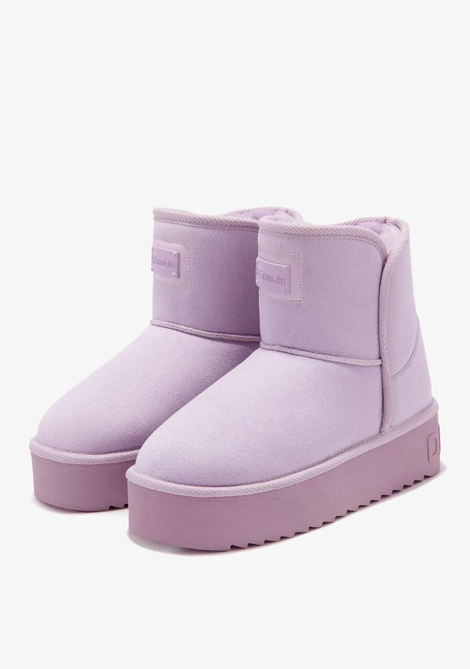 D.Franklin Nordic V.2 Basic Low Lavander|Damen Plattform-Stiefel|Australische Stiefel