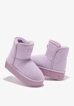 D.Franklin Nordic V.2 Basic Low Lavander|Damen Plattform-Stiefel|Australische Stiefel