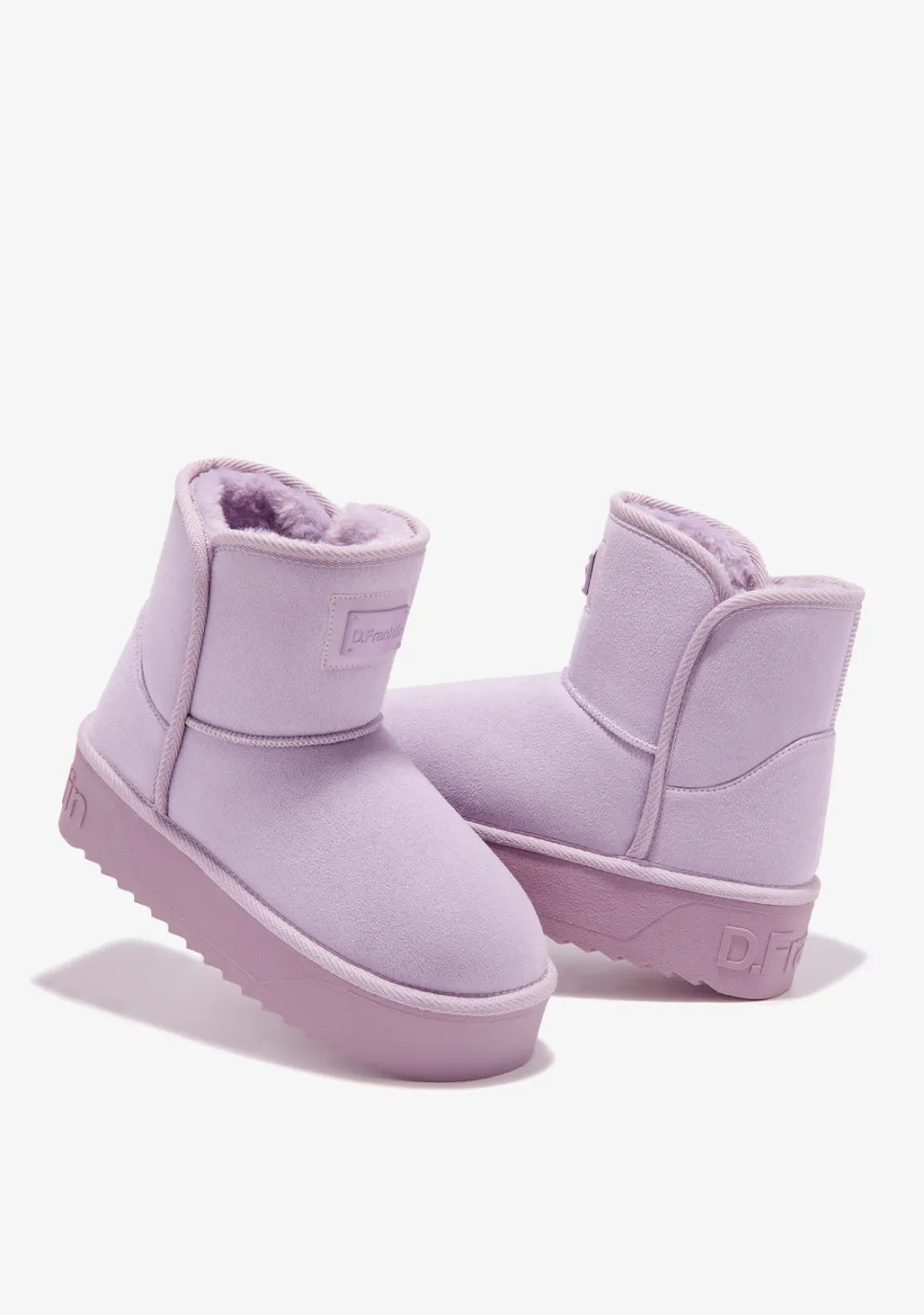D.Franklin Nordic V.2 Basic Low Lavander|Damen Plattform-Stiefel|Australische Stiefel