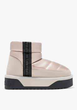 D.Franklin Nordic V.2 Low Bomb Beige|Damen Plattform-Stiefel|Stiefel