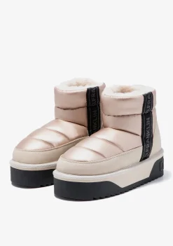 D.Franklin Nordic V.2 Low Bomb Beige|Damen Plattform-Stiefel|Stiefel