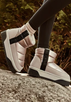 D.Franklin Nordic V.2 Low Bomb Beige|Damen Plattform-Stiefel|Stiefel