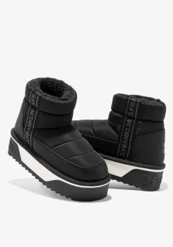D.Franklin Nordic V.2 Low Bomb Black|Damen Stiefel|Plattform-Stiefel