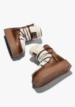 D.Franklin Nordic V.2 Trk Camel|Damen Plattform-Stiefel|Stiefel