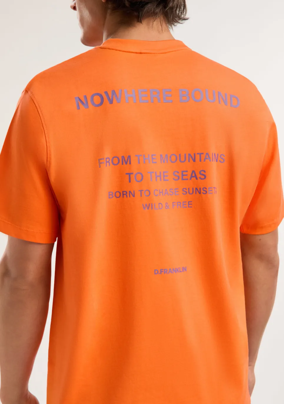 D.Franklin Nowhere Bound T-Shirt Orange / Purple|Herren T-Shirts