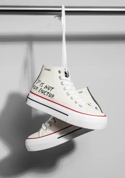 D.Franklin One Way D Is Not Off White|Damen Plattform-Sneakers|Sneakers