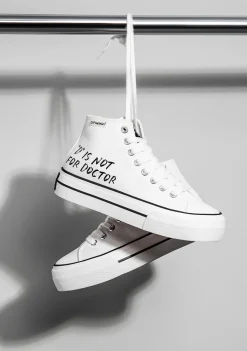 D.Franklin One Way D Is Not White|Damen Plattform-Sneakers|Sneakers
