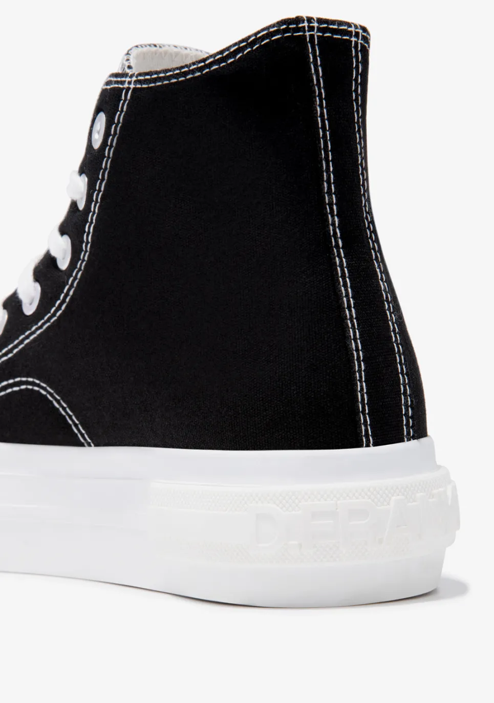 D.Franklin One Way High Classic Black|Damen Plattform-Sneakers|Sneakers