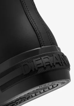 D.Franklin One Way High Full Black|Damen Plattform-Sneakers|Sneakers