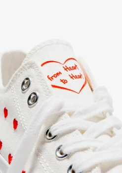 D.Franklin One Way Low From Heart White|Damen Plattform-Sneakers|Sneakers