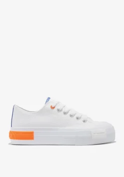 D.Franklin One Way Low Summer Club White|Damen Sneakers|Plattform-Sneakers