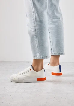 D.Franklin One Way Low Summer Club White|Damen Sneakers|Plattform-Sneakers