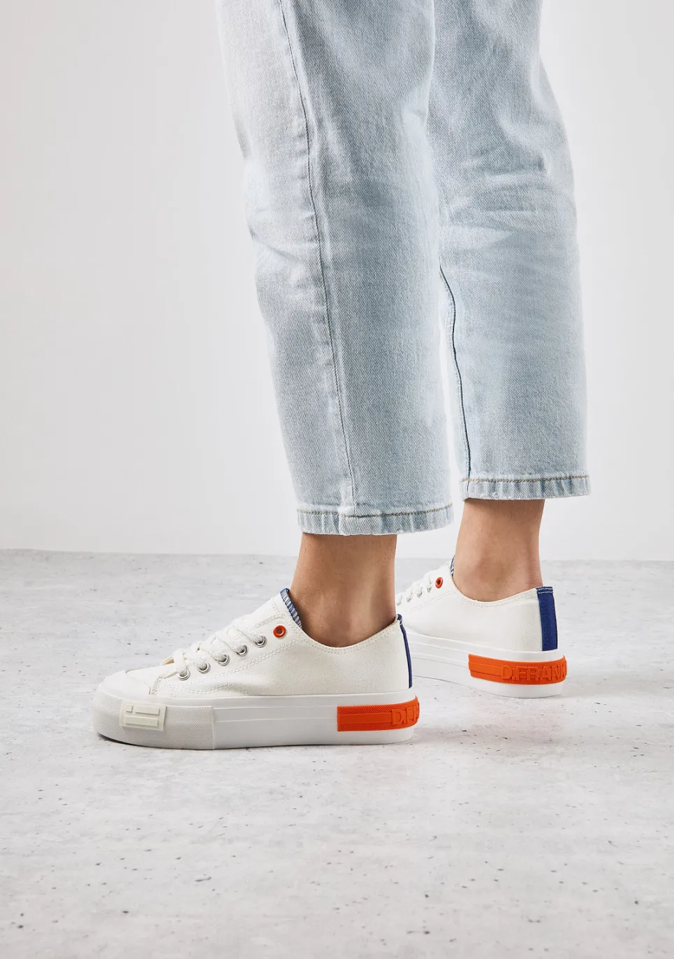 D.Franklin One Way Low Summer Club White|Damen Sneakers|Plattform-Sneakers
