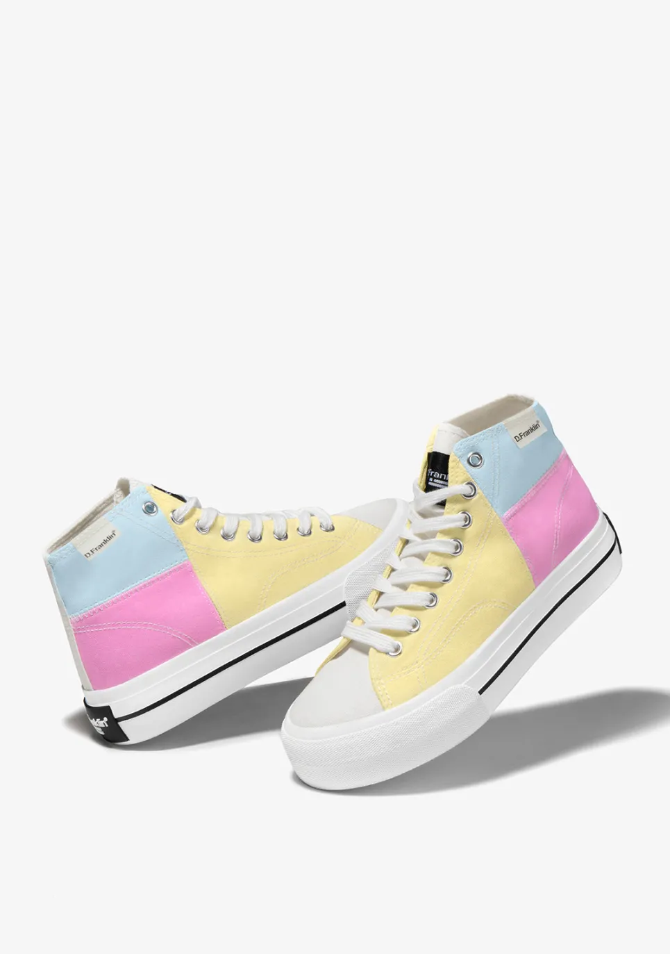 D.Franklin One Way Multi UV|Damen Plattform-Sneakers|Sneakers