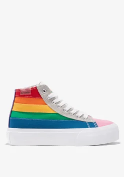 D.Franklin One Way Patch Live Special Edition|Damen Plattform-Sneakers|Sneakers