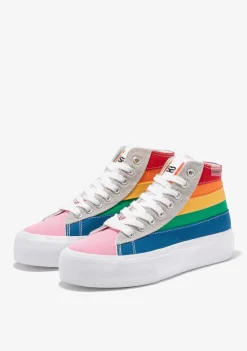 D.Franklin One Way Patch Live Special Edition|Damen Plattform-Sneakers|Sneakers