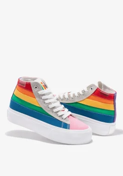 D.Franklin One Way Patch Live Special Edition|Damen Plattform-Sneakers|Sneakers