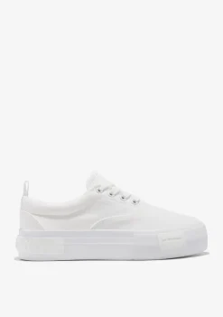 D.Franklin One Way Sk Classic White|Damen Plattform-Sneakers|Sneakers