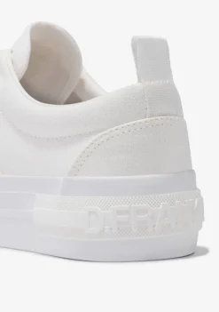 D.Franklin One Way Sk Classic White|Damen Plattform-Sneakers|Sneakers