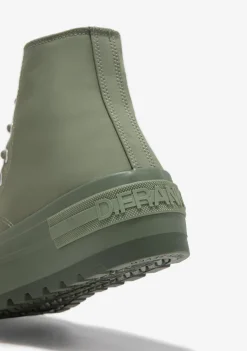 D.Franklin One Way Track Green|Damen Plattform-Sneakers|Sneakers