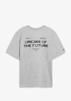 D.Franklin Origins T-Shirt Grey Melange / Anthracite|Damen T-Shirts|T-Shirts