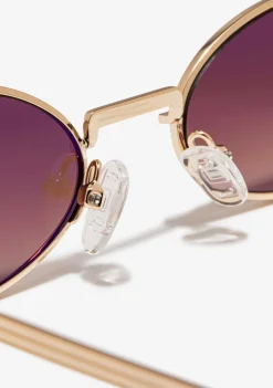 D.Franklin Oval Legacy Gold / Gradient Brown|Damen Ovale Sonnenbrillen|Ovale Sonnenbrillen