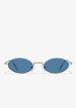 D.Franklin Oval Legacy Silver / Blue|Damen Ovale Sonnenbrillen|Ovale Sonnenbrillen
