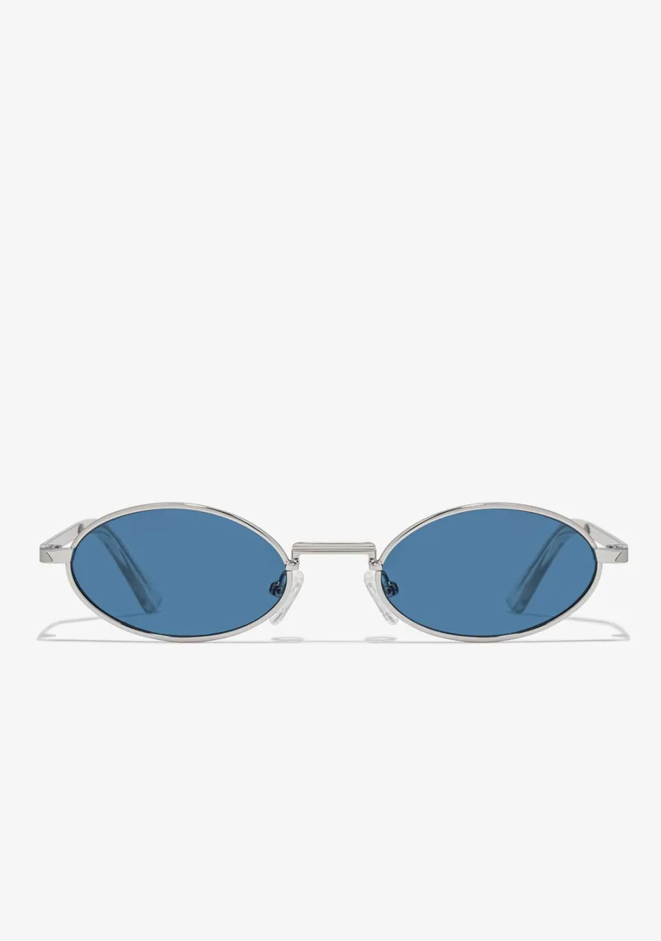 D.Franklin Oval Legacy Silver / Blue|Damen Ovale Sonnenbrillen|Ovale Sonnenbrillen