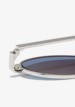 D.Franklin Oval Legacy Silver / Blue|Damen Ovale Sonnenbrillen|Ovale Sonnenbrillen