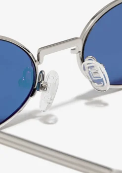 D.Franklin Oval Legacy Silver / Blue|Damen Ovale Sonnenbrillen|Ovale Sonnenbrillen