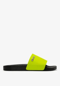 D.Franklin Pala Slide Rub Lime|Herren Sandalen