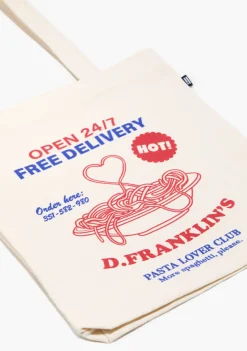 D.Franklin Pasta Lover Tote Bag Natural - Limited Edition|Damen Taschen