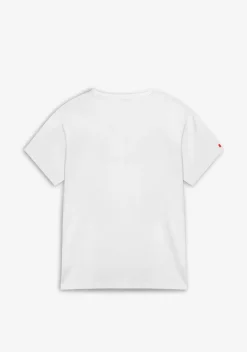 D.Franklin Pasta Lover T-Shirt White / Red|Damen T-Shirts