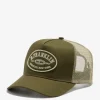D.Franklin Patch Trucker Cap Army Green|Damen Kappen|Kappen
