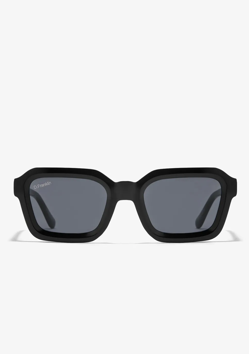 D.Franklin Pitch Black / Black|Damen Eckige Sonnenbrillen|Eckige Sonnenbrillen