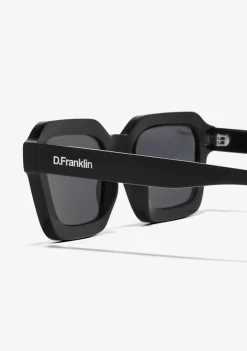 D.Franklin Pitch Black / Black|Damen Eckige Sonnenbrillen|Eckige Sonnenbrillen