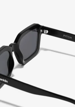 D.Franklin Pitch Black / Black|Damen Eckige Sonnenbrillen|Eckige Sonnenbrillen